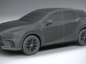 Lexus RX 500 2023 3D Model