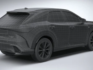Lexus RX 500 2023 3D Model