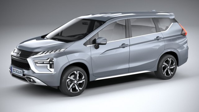 Mitsubishi Xpander 2022 3D-Modell .c4d .max .obj .3ds .fbx .stl .blend 