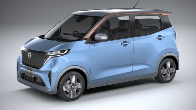 Nissan Sakura 2023 Modelo 3D .c4d .max .obj .3ds .fbx .stl .blend 