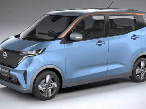 Nissan Qashqai 2023 Modèle 3D