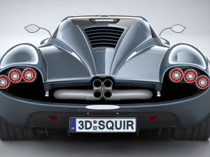 Pagani Huayra Codalunga 2023 Modello 3D