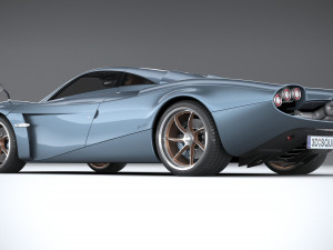Pagani Huayra Codalunga 2023 3D Model