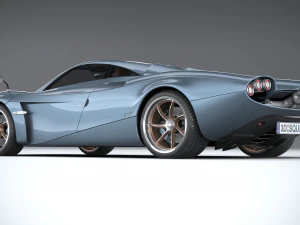 Pagani Huayra Codalunga 2023 Modello 3D