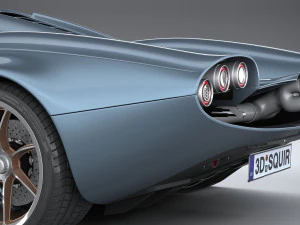 Pagani Huayra Codalunga 2023 Modello 3D