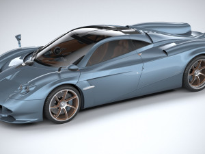 Pagani Huayra Codalunga 2023 3D Model