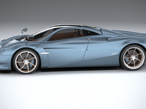 Pagani Huayra Codalunga 2023 3D Model