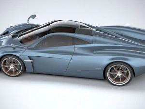 Pagani Huayra Codalunga 2023 Modello 3D