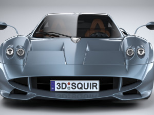 Pagani Huayra Codalunga 2023 3D Model