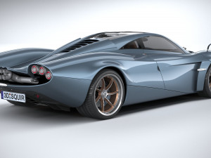Pagani Huayra Codalunga 2023 3D Model