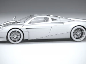 Pagani Huayra Codalunga 2023 Modello 3D