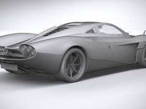 Pagani Huayra Codalunga 2023 3D Model