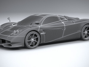 Pagani Huayra Codalunga 2023 3D Model