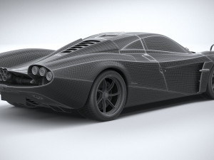 Pagani Huayra Codalunga 2023 3D Model