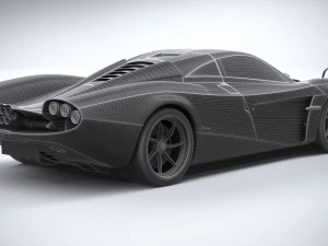 Pagani Huayra Codalunga 2023 Modello 3D