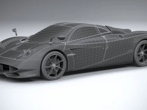 Pagani Huayra Codalunga 2023 Modello 3D