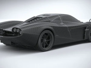 Pagani Huayra Codalunga 2023 Modello 3D