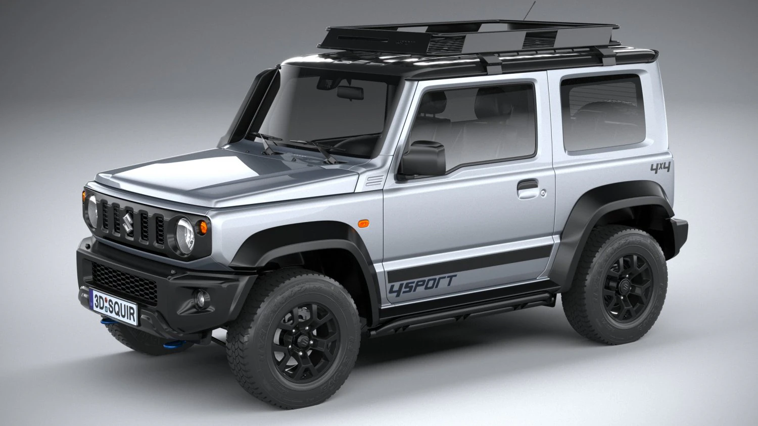 Suzuki Jimny Sierra 2022 3D Model .c4d .max .obj .3ds .fbx .stl .blend 