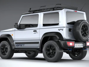 Suzuki Jimny Sierra 2022 3D Model