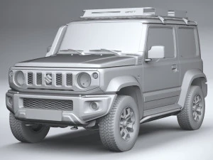 Suzuki Jimny Sierra 2022 3D Model