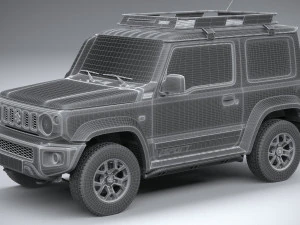 Suzuki Jimny Sierra 2022 3D Model