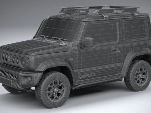 Suzuki Jimny Sierra 2022 3D Model