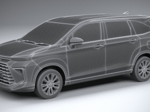 Toyota Avanza 2022 3D Model