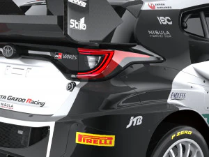 Toyota Yaris GR WRC 2022 LowPoly 3D Model