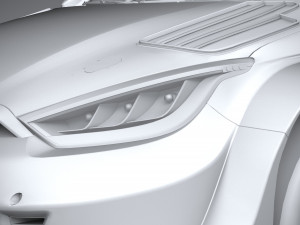 Toyota Yaris GR WRC 2022 LowPoly Modelo 3D