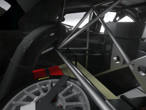 Toyota Yaris GR WRC 2022 LowPoly 3D Model