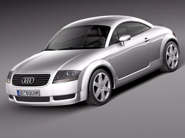 Audi TT coupe 1998-2005 3D Model .c4d .max .obj .3ds .fbx .stl .blend 