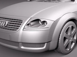 Audi TT coupe 1998-2005 3D Model
