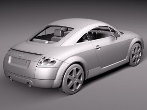 Audi TT coupe 1998-2005 Modèle 3D
