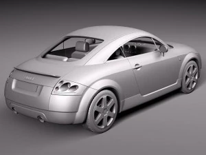 Audi TT coupe 1998-2005 3D Model
