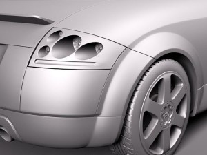 Audi TT coupe 1998-2005 Modèle 3D