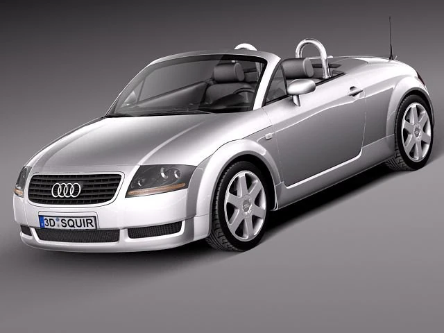 Audi TT Roadster 1999-2005 3D Model .c4d .max .obj .3ds .fbx .stl .blend