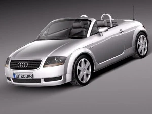 Audi TT Roadster 1999-2005 3D Model