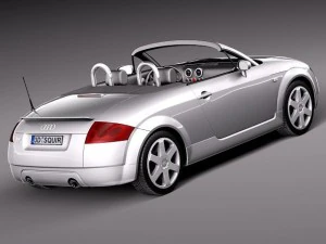 Audi TT Roadster 1999-2005 3D Model