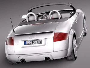 Audi TT Roadster 1999-2005 3D Model