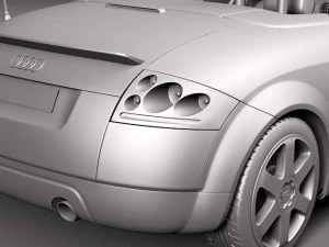 Audi TT Roadster 1999-2005 3D Model