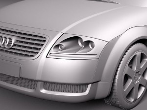Audi TT Roadster 1999-2005 Modelo 3D