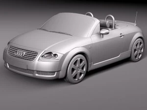 Audi TT Roadster 1999-2005 3D Model