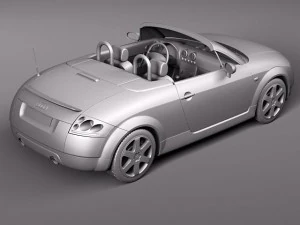 Audi TT Roadster 1999-2005 3D Model