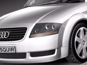 Audi TT Roadster 1999-2005 3D Model