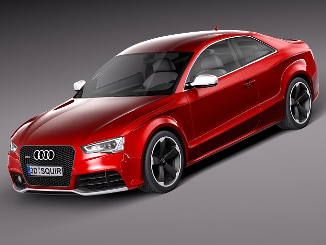 Audi RS5 2012 Modèle 3D .c4d .max .obj .3ds .fbx .stl .blend 