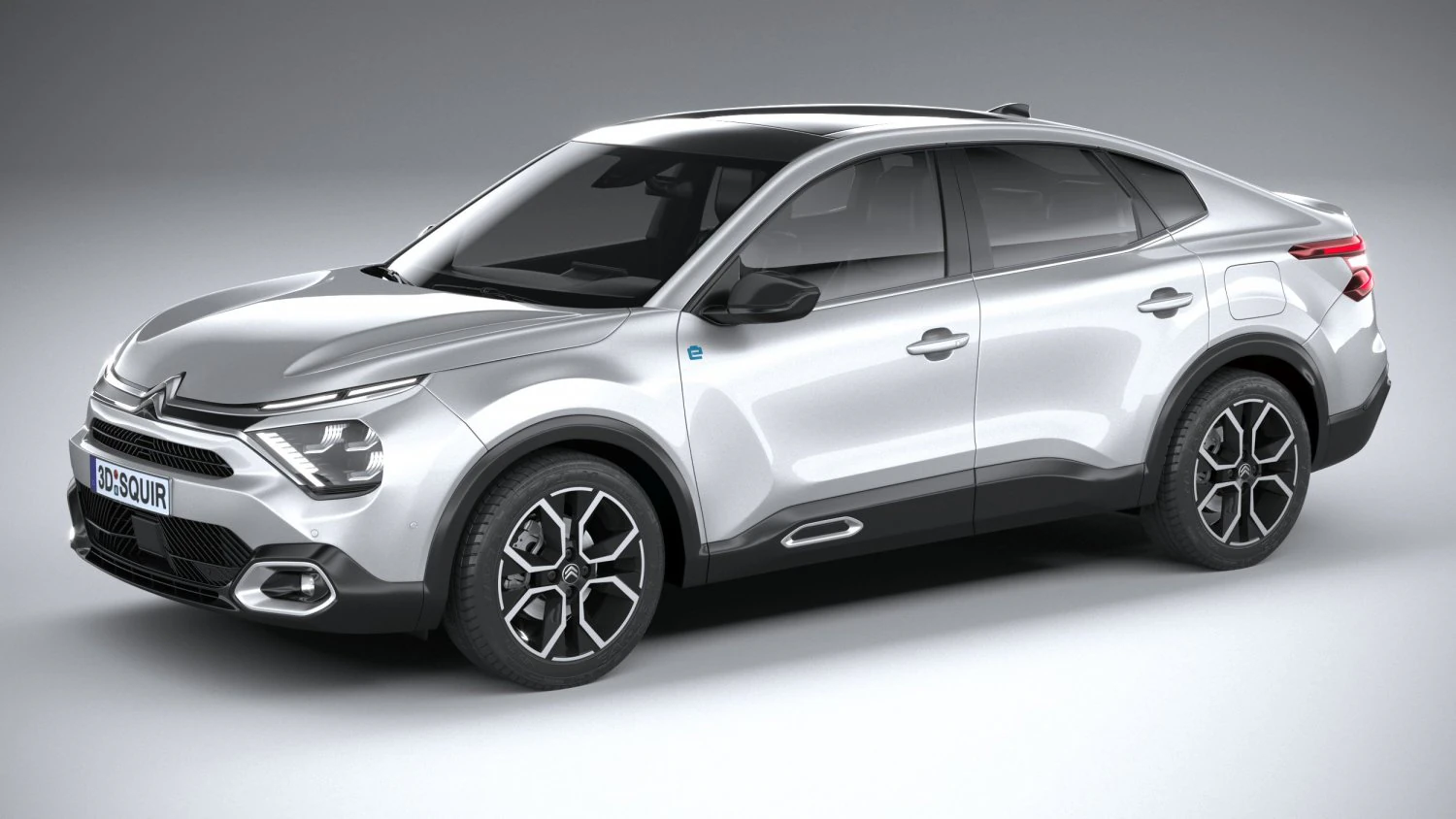 Citroen C4X 2023 3D Model .c4d .max .obj .3ds .fbx .stl .blend