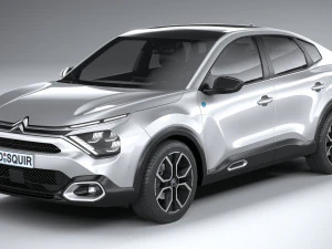 Citroen C4X 2023 3D Model