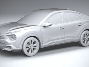 Citroen C4X 2023 3D Model