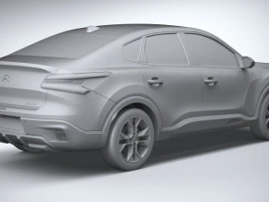 Citroen C4X 2023 3D Model