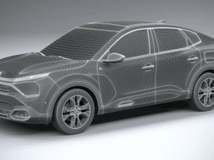 Citroen C4X 2023 3D Model